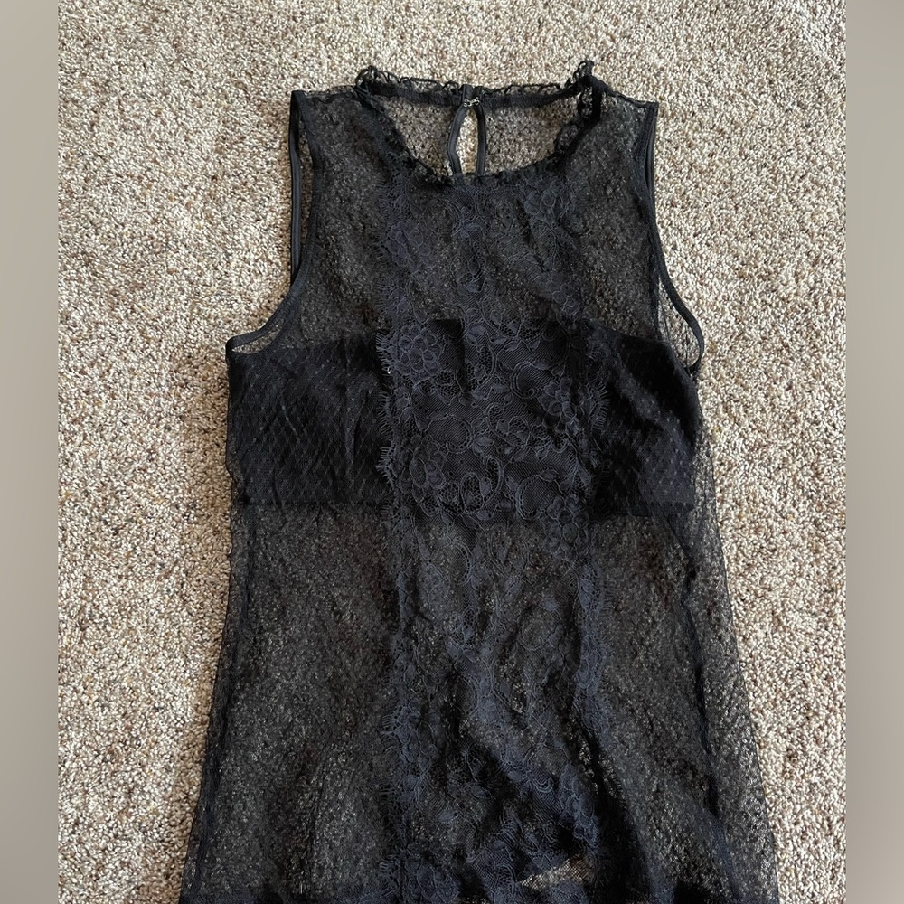 Black Lace Top -Express small